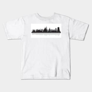 Ottawa Black/White City Scape Kids T-Shirt